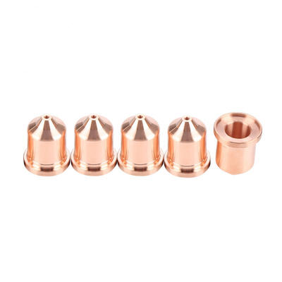 

Greensen 5Pcs 85A Plasma Cutter Nozzle Tips 220816 Fit for MAX85 Plasma Cutting Torch Consumable