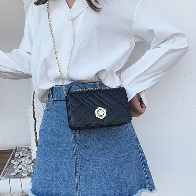 

Tailored Fashion Women Retro Geometric Leather Messenger Bags crossbody Bag Shoulder Bags