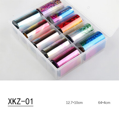 

Toponeto Star Paper Set Nail 10Color Star Paper Box To Transfer Printed Cellophane Stickers