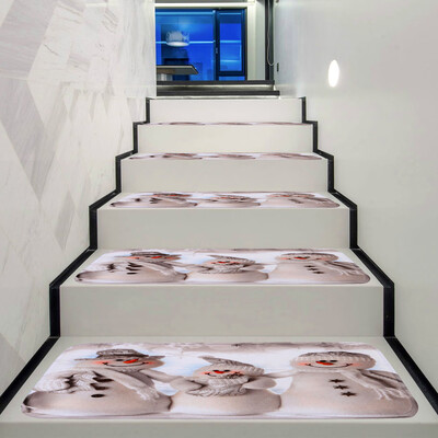 

Tailored Christmas Decoration 1Set StepBasic Non-Slip Coral Fleece Resistant Carpet Stair