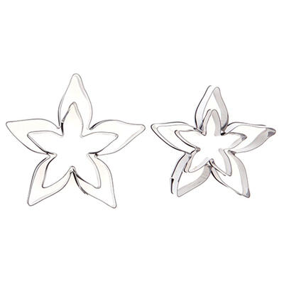 

Roses Calyx Fondant Cake Decor Tools Stainless Steel Baking Mold 4pcs