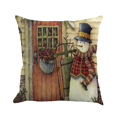 

Siaonvr Christmas Pillow Cover Pillowcases Decorative Sofa Cushion Cover 45x45cm
