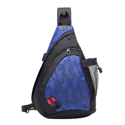 

USB Charging Crossbody Chest Bags Men Waist Packs Travel Shoulder Phone Bag