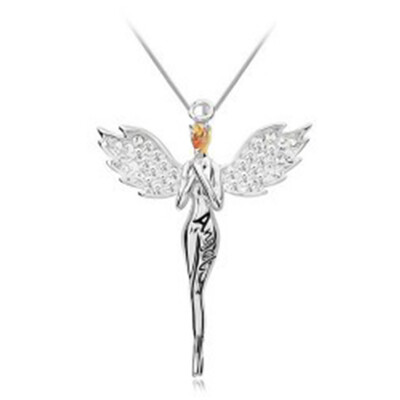 

European Angel Wings Angel Pendant Necklaces
