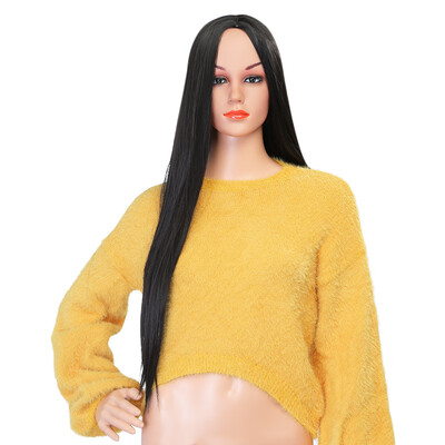 

Ultra Long Middle Part Straight Synthetic Wig