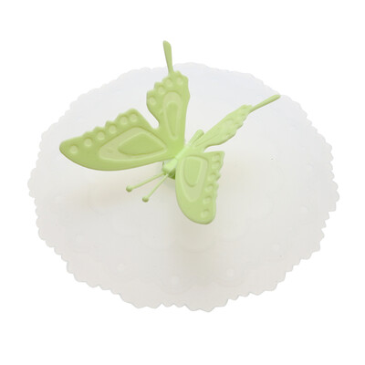 

Cute Butterfly Silicone Cup Lids Anti-dust Leakproof Mugs Cover