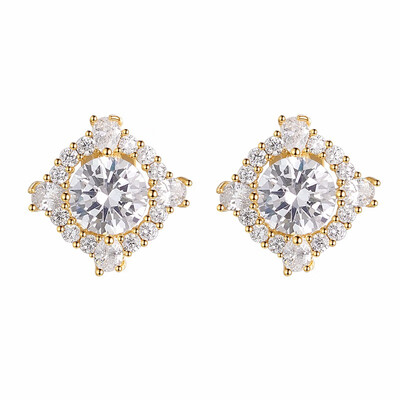 

Yoursfs Charm Rhinestone Clip on Earring for Women No Pierced Ears Party Wedding Jewelry