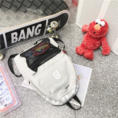 

Ancient sense of girl bag girl campus Korean version of high school shoulder bag college students set up college simple ins backpa