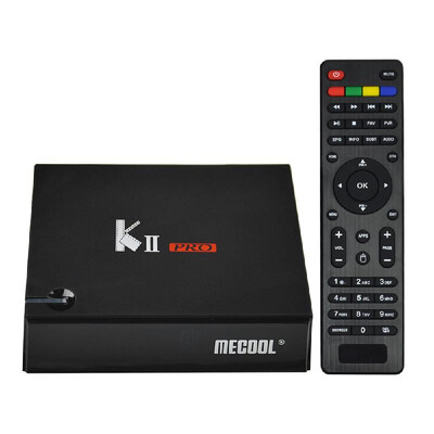 

MECOOL KII PRO Android TV BOX DVB-SS2 & DVB-TT2 & DVB-C STB Android 71 Amlogic S905D Quad-core 2GB 16GB 4K 24G& 50G WiFi
