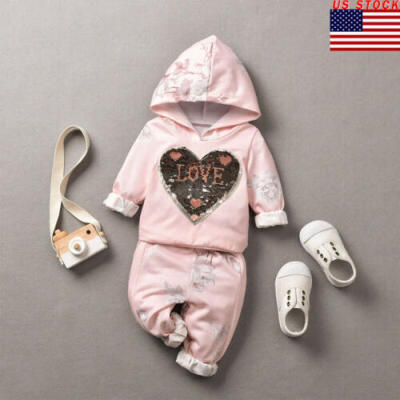 

Newborn Infant Baby Boy Girl Kids LOVE Romper Jumpsuit Bodysuit Clothes Outfit