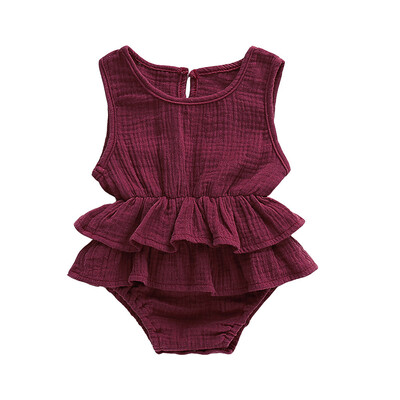 

Newborn Infant Baby Girl Cotton Romper Jumpsuit Bodysuit Clothes Outfit Sunsuit
