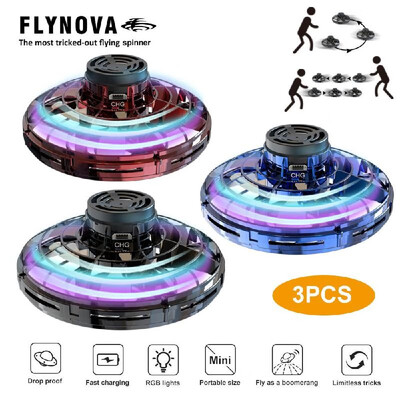 

Flynova UFO Fingertip Upgrade Flight Gyro Flying Spinner Decompression Toy For Adult&Kids