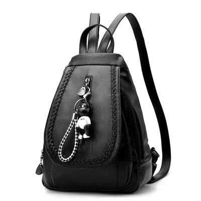 

Backpack female new Korean version of the fashion simple bag leisure chest bag travel small backpack