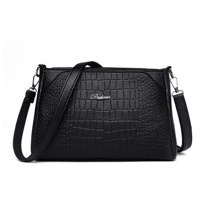 

Waterproof Solid Color Shoulder Handbags Women PU Leather Crossbody Bags