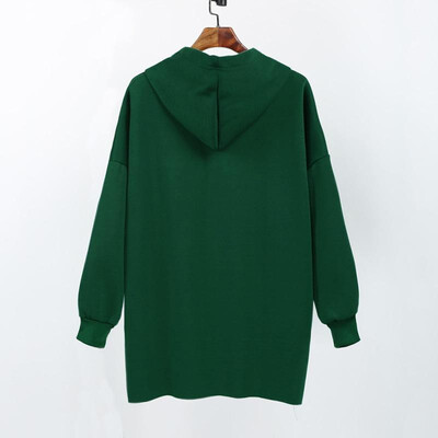 

Women Plus Size Hoodie Drawstring Letter Print Long Sleeve Fleece Warm Winter Oversized Casual Sweatshirt