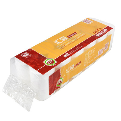

Huisen 1200 grams of raw wood pulp coreless roll paper family loaded 12 volumes