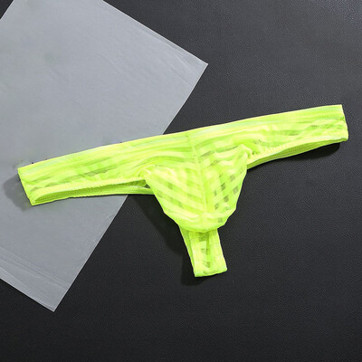

Men Plus Size Underwear T Back Trunks Bikini Breathable Slim Fit Elastic Briefs