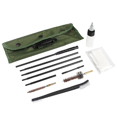 

AR 15&-16 FieldEmergencyRange Cleaning Kit Cleaning Kit Set Cleaning Rod Nylon Brush Cleaner Accessories Clean Tools for 2