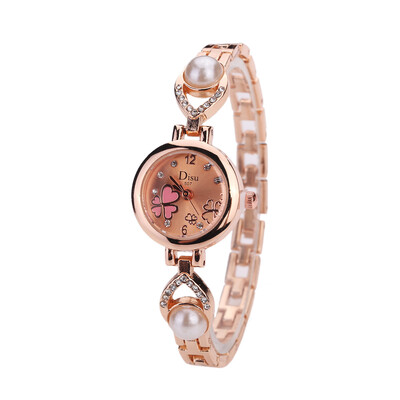 

Trendy fashion ladies alloy set pearl set hand