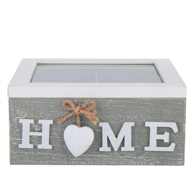 

Greensen Wood Jewelry Storage Box Tea Can Home Office Desktop Decorative Ornament Gift