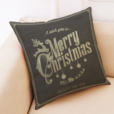 

Tailored Christmas Home Decor Cushion Cover Graffi Style Throw Pillowcase Pillow Covers