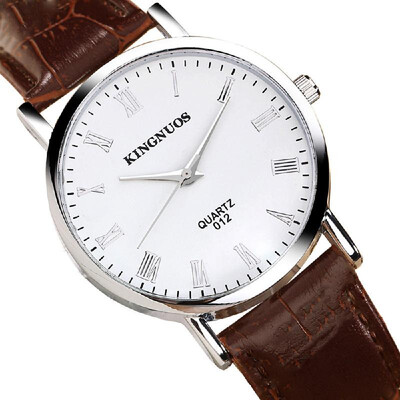 

Korea Neutral Roman Digital Trend Fashion Belt Mens Watch Student Ultra-thin Quartz Watch Waterproof Watch Blue black belt