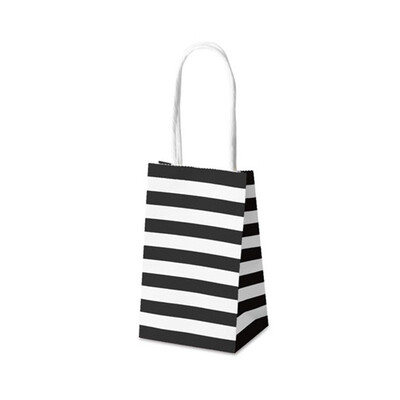 

FUNNYBUNNY 10pcs Wedding Birthday Decor Event Party Supplies Small Gift Bag with Handles Paper Gift Bag for Candy Jewelry Color
