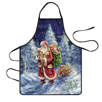 

Siaonvr Christmas Decoration Waterproof Apron Kitchen Aprons Dinner Party Apron