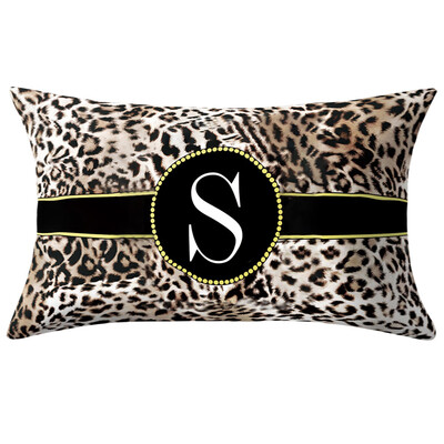 

〖Follure〗English Alphabet Pillow Print Cushion Flower Pillowcase Cover Room Decoration