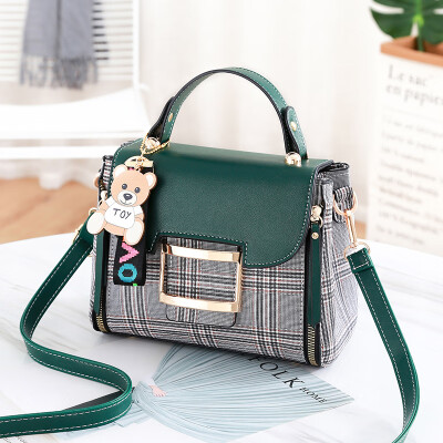 

Womens bag new fashion Korean version fashion collision color simple ladies shoulder bags inclined bags