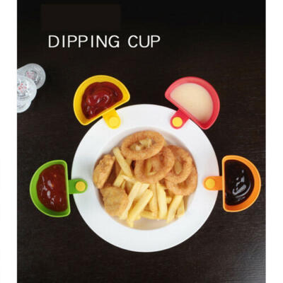 

Dip Clips Dipping Sauce Holders Food Ketchup BBQ Blue Ranch Dressing Crate