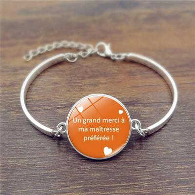 

Colored Teachers Day Gifts Adjustable Time Gem Bracelet Teachers Gift Thank You Teacher Jewelry