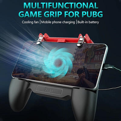 

Mobile Game Controller Phone Joystick With Cooling Fan Compatible For 45 - 65 Inch Cellphone