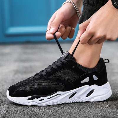 

2019 new mens shoes summer breathable Korean version of the trend of sports&leisure shoes students running shoes wild old shoes men