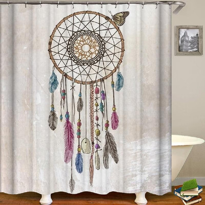 

Shower Curtain Fresh Style Blackout Curtains Waterproof Mildew-proof Bathroom Curtain 71"x71