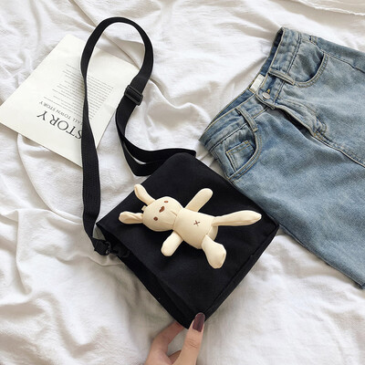 

Cute cute cartoon simple wild Messenger bag 2019 new fashion casual personality bunny girl shoulder bag