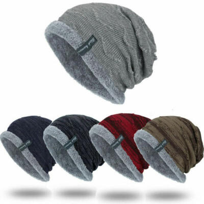 

Unisex Thermal Hat Knitted Thinsulate Warm Winter Wooly Outdoor Chunky Beanie US