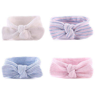 

Baby Boys Girls Bowknot Headband Cotton Stretchable Butterfly Knot Hairband