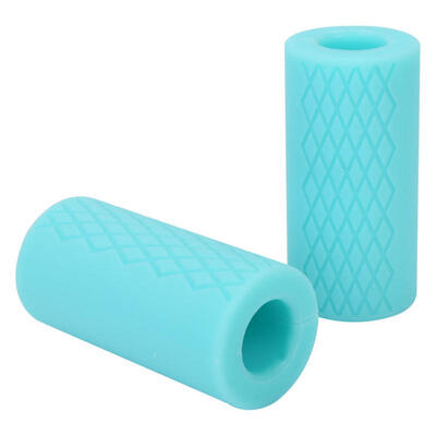 

Greensen 2Pcs Weightlifting Dumbbell Barbell Blue Grips Thick Bar Handles Protect Pads