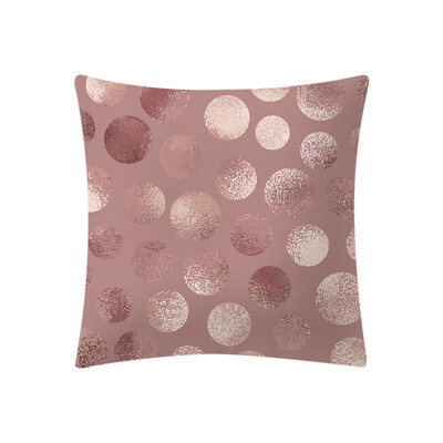 

〖Follure〗Rose Gold Pink Cushion Cover Square Pillowcase Home Decoratio