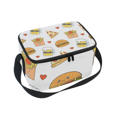 

ALAZA Lunch Box Insulated Lunch Bag Large Cooler Fast Food Tote Bag