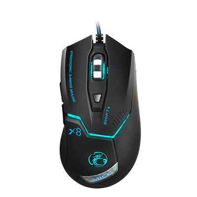 

iMICE X8 3200dpi USB Optical Mouse Wired Gaming Professional Computer Laptop Gamer Work Mice