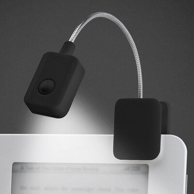 

〖Follure〗For Kindle Paper White Reading Flexible Folding LED Clip On Book Light Lamp Read