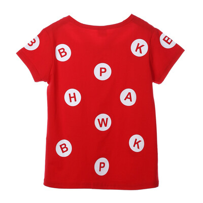 

Kids Children Girls Short Sleeve Letter Print T-shirt Tops Clothes