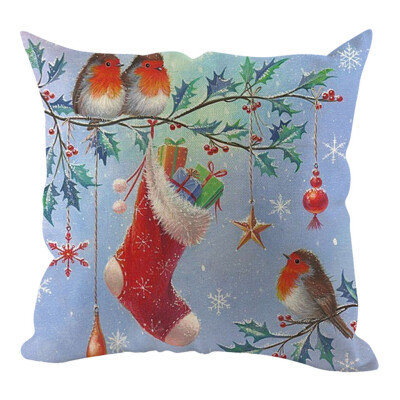 

Tailored Christmas Pillow Cover Pillowcases Decorative Sofa Cushion Cover Home Decoration