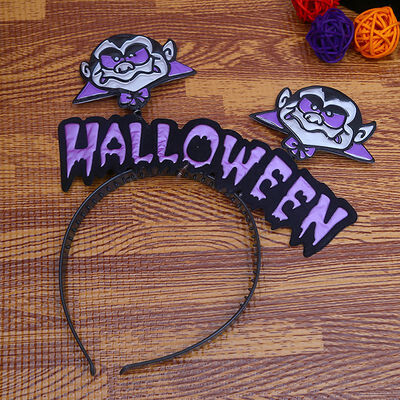 

New Halloween Pumpkin Spider Headband Halloween Witch Hat Dress Elegant Party Costume Cap For Childrens Party Toys Caps Cosplay