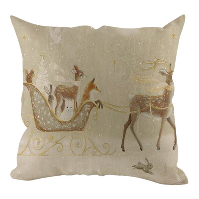 

〖Follure〗Christmas Pillow Cover Pillowcases Decorative Sofa Cushion Cover Home Decoration