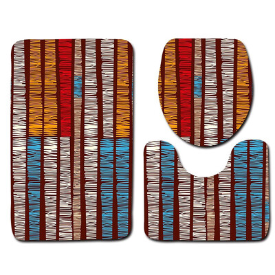 

Gobestart 3pcs Non-Slip Bath Mat Bathroom Kitchen Carpet Doormats Decor