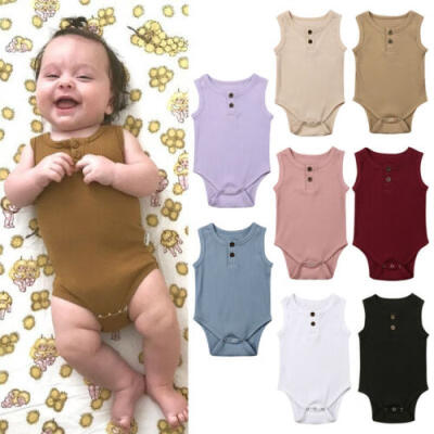 

Newborn Baby Boys Girls Romper Jumpsuit Bodysuit Playsuit Sunsuit Outfit Clothes