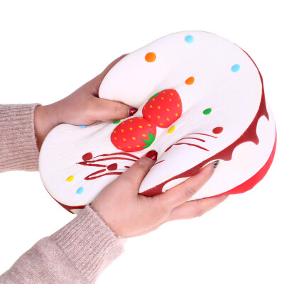 

Gotoamei Giant Strawberry Cake Scented Super Slow Rising Kids Toy Stress Reliever Toy